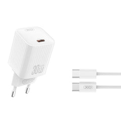 XO 30W GaN USB C Fast Charger with Type C to Type C Cable #L148