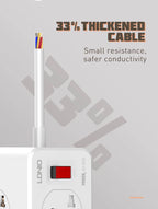 LDNIO 10 AC Outlets Universal Power Strip #SC10610 – view 15