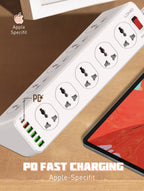 LDNIO 10 AC Outlets Universal Power Strip #SC10610 – view 8