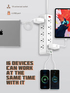 LDNIO 10 AC Outlets Universal Power Strip #SC10610 – view 13