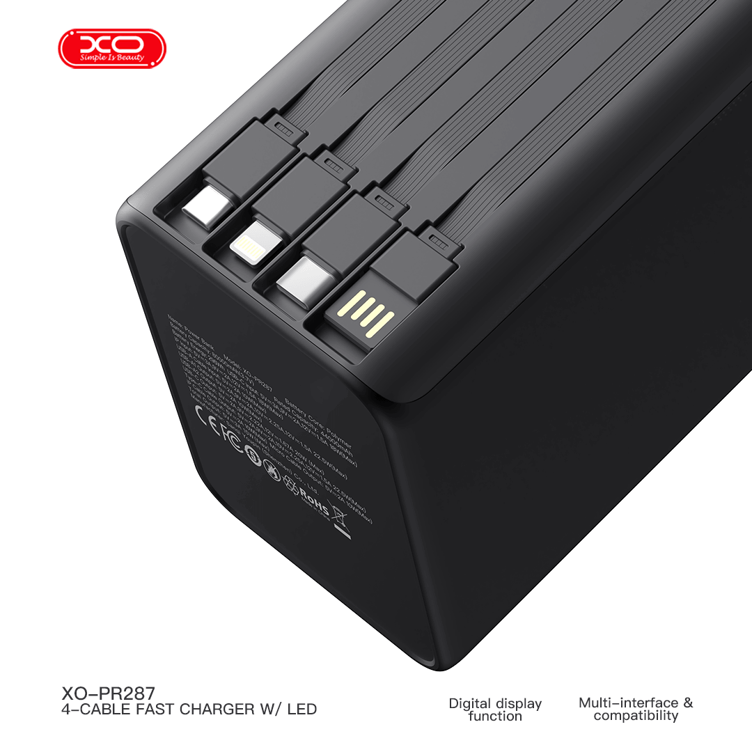 XO 22.5W Fast Charging 50,000mAh Power Bank #PR286 – view 4
