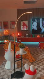Arc Design Marble Floor Lamp