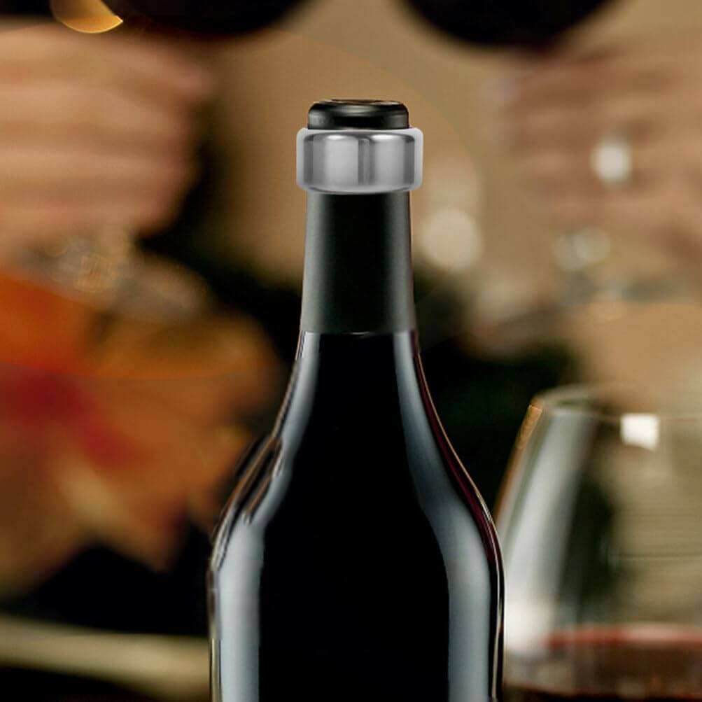 Stainless Steel Wine Bottle Collar Drip Ring – view 2
