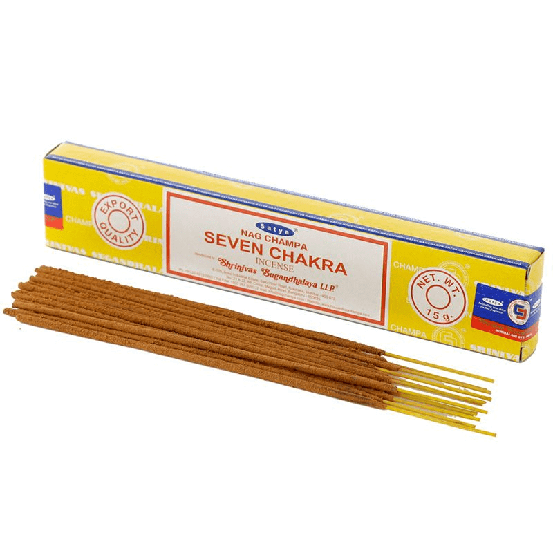 SATYA Natural Incense Sticks – Seven Chakras