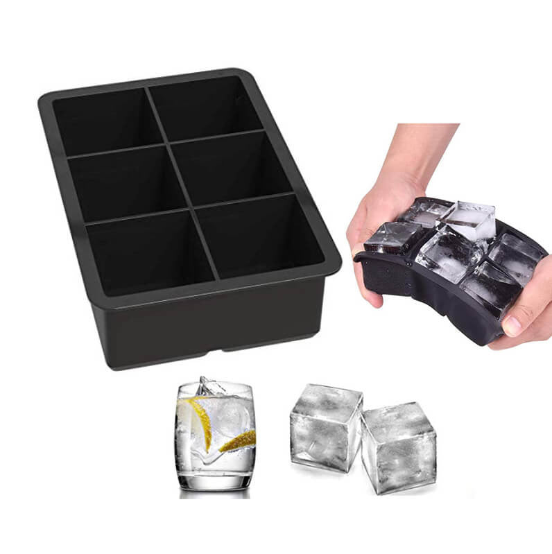 Large Cube Silicone Ice Tray with Lid – view 4
