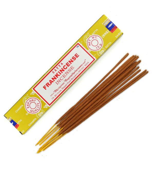 SATYA Natural Incense Sticks – Frankincense