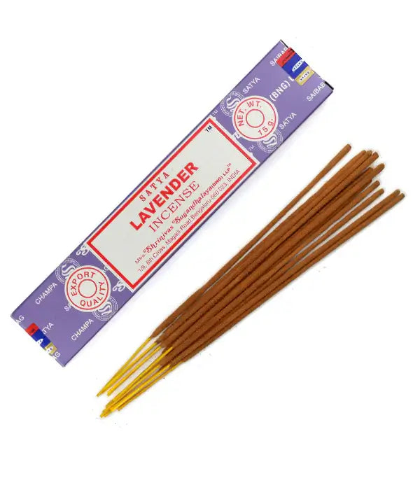 SATYA Natural Incense Sticks – Lavender