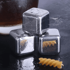 Stainless Steel Reusable Ice Cubes with Ice Tong – view 6