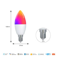 MOES Matter E14 Smart 6W LED Bulb