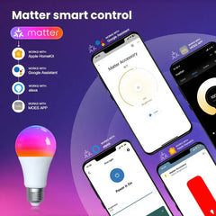 MOES Matter E27 9W Smart Bulb