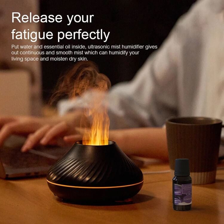 Volcano Fire Flame Aroma Diffuser – view 3