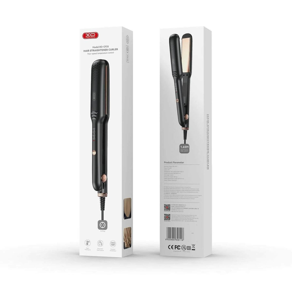 XO Smart Hair Straightener Curler #CF25 – view 5