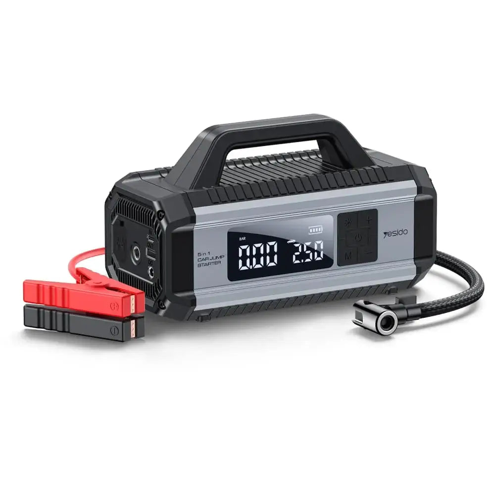 Yesido 5-in-1 Portable Jump Starter & Air Compressor #VC13