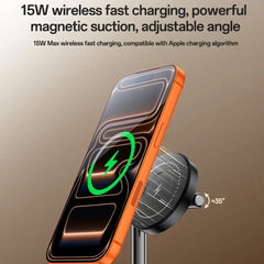 Yesido 6-in-1 Wireless Charging Station with Clock #DS37