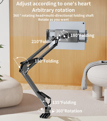 Yesido 360° Adjustable Folding Tablet & Phone Holder with Clamp #C296