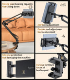 Yesido 360° Adjustable Folding Tablet & Phone Holder with Clamp #C296 – view 6